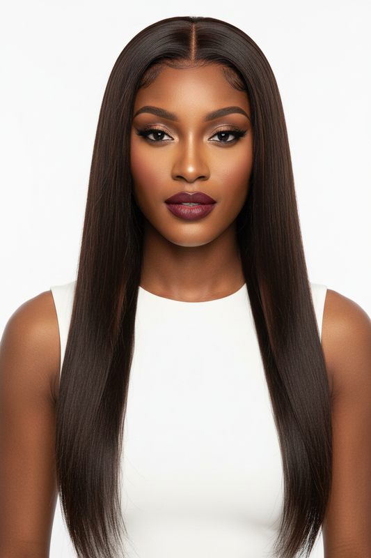 Reina LEUS 4x4 HD Lace Glueless Straight Wig | 100% Human Hair | 180% Density